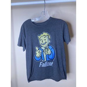Fallout 76 T-Shirt Gray Size Medium Gaming Used